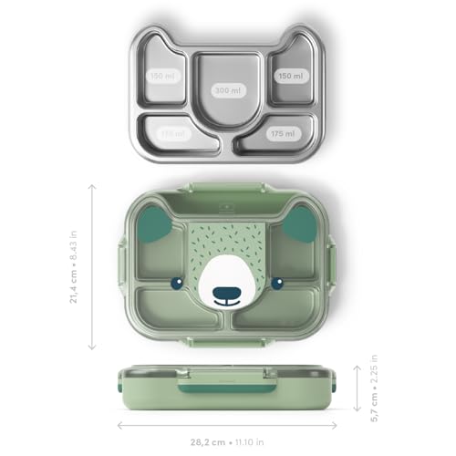 monbento-mb-wonder-gr-n-bear-kinder-lunchbox-mit-f-chern-950-ml image 7