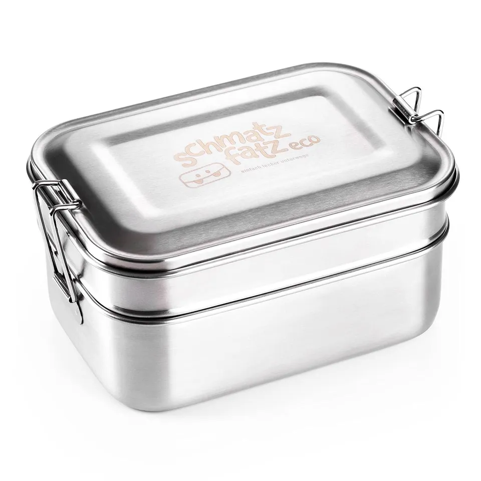 schmatzfatz-eco-2in1-brotdose-edelstahl-lunchbox-1200-ml image 1