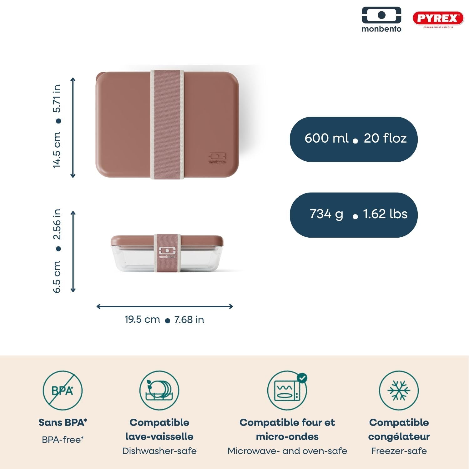monbento-x-pyrex-lunchbox-glas-erwachsene-600-ml-mit-trenneinsatz image 3