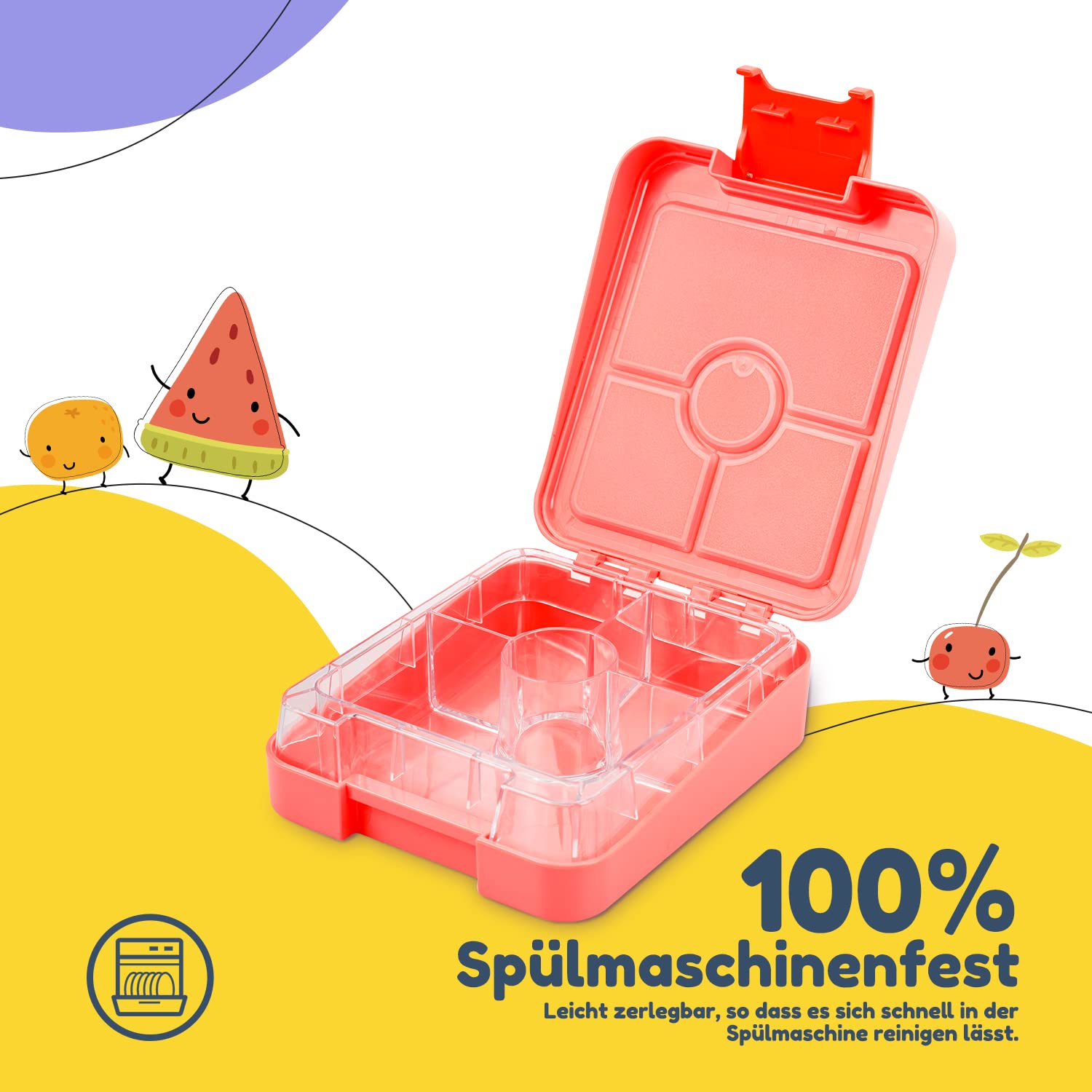schmatzfatz-easy-brotdose-kinder-mit-f-chern-bento-lunchbox-coral image 5
