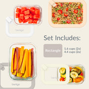 bentgo-signature-glass-food-storage-set-8-teilig-glasdosen-mit-glasdeckel image 5