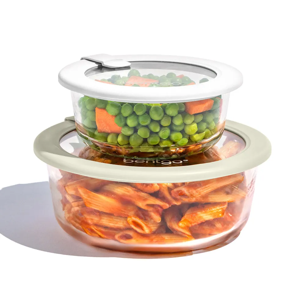 bentgo-signature-glass-food-storage-set-4-teilig-glasdosen-mit-glasdeckel image 1