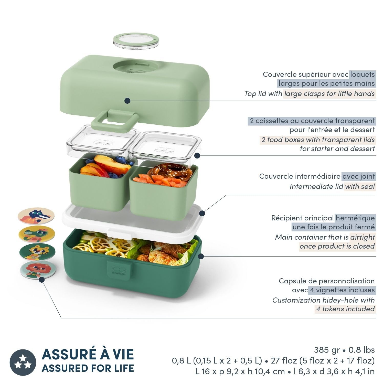 monbento-mb-tresor-brotdose-kinder-3-f-cher-bpa-frei-green-forest image 5