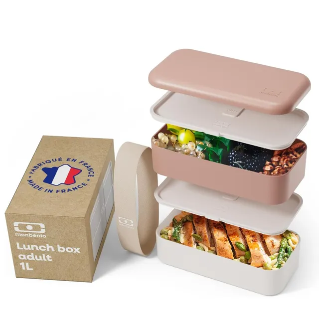 monbento-mb-original-bento-box-erwachsene-1l-rosa-moka image 1