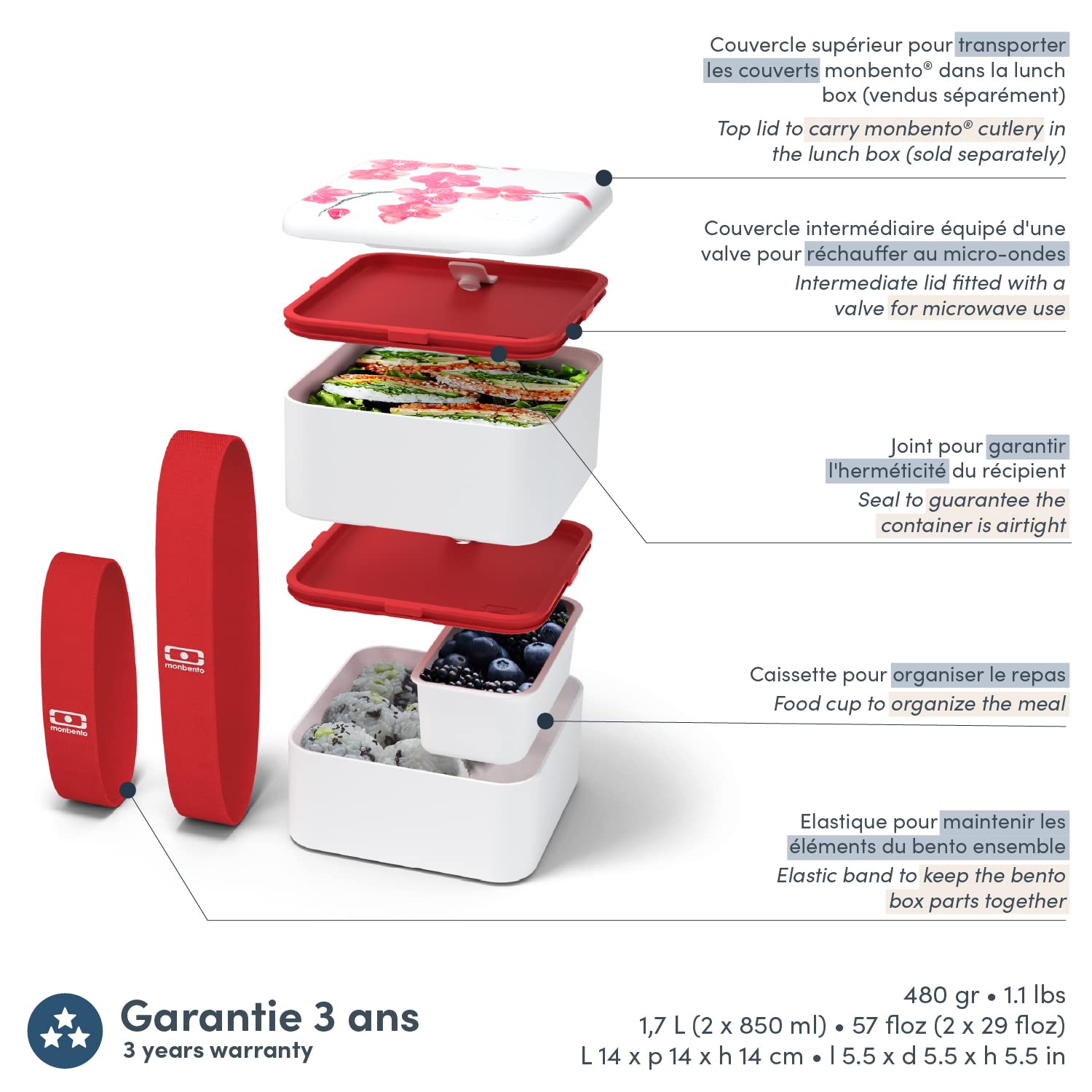 monbento-mb-square-blossom-gro-e-bento-box-1-7-l-2x850-ml-mit-f-chern-rot-wei-ja image 4