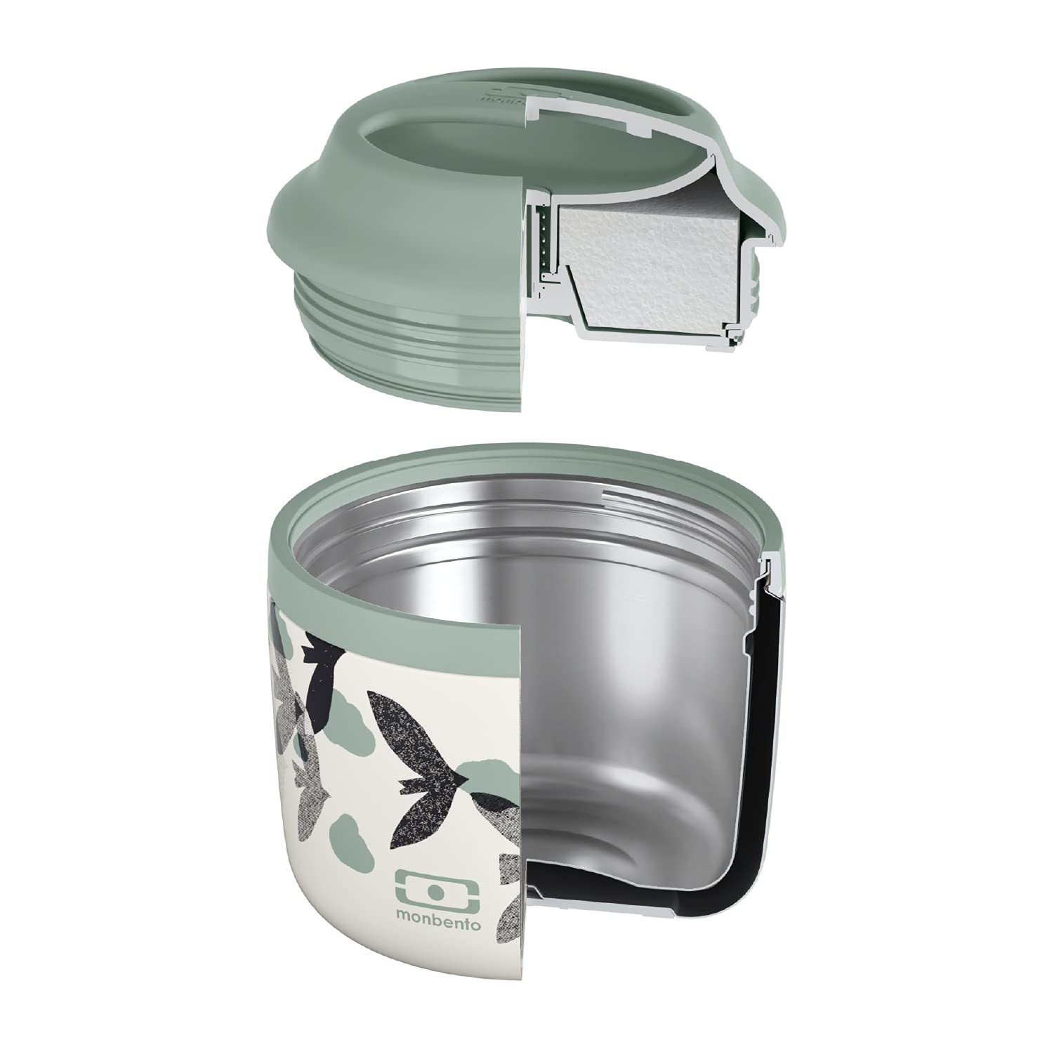 monbento-mb-element-thermobeh-lter-birds-warm-kalt-bis-10-stunden image 2