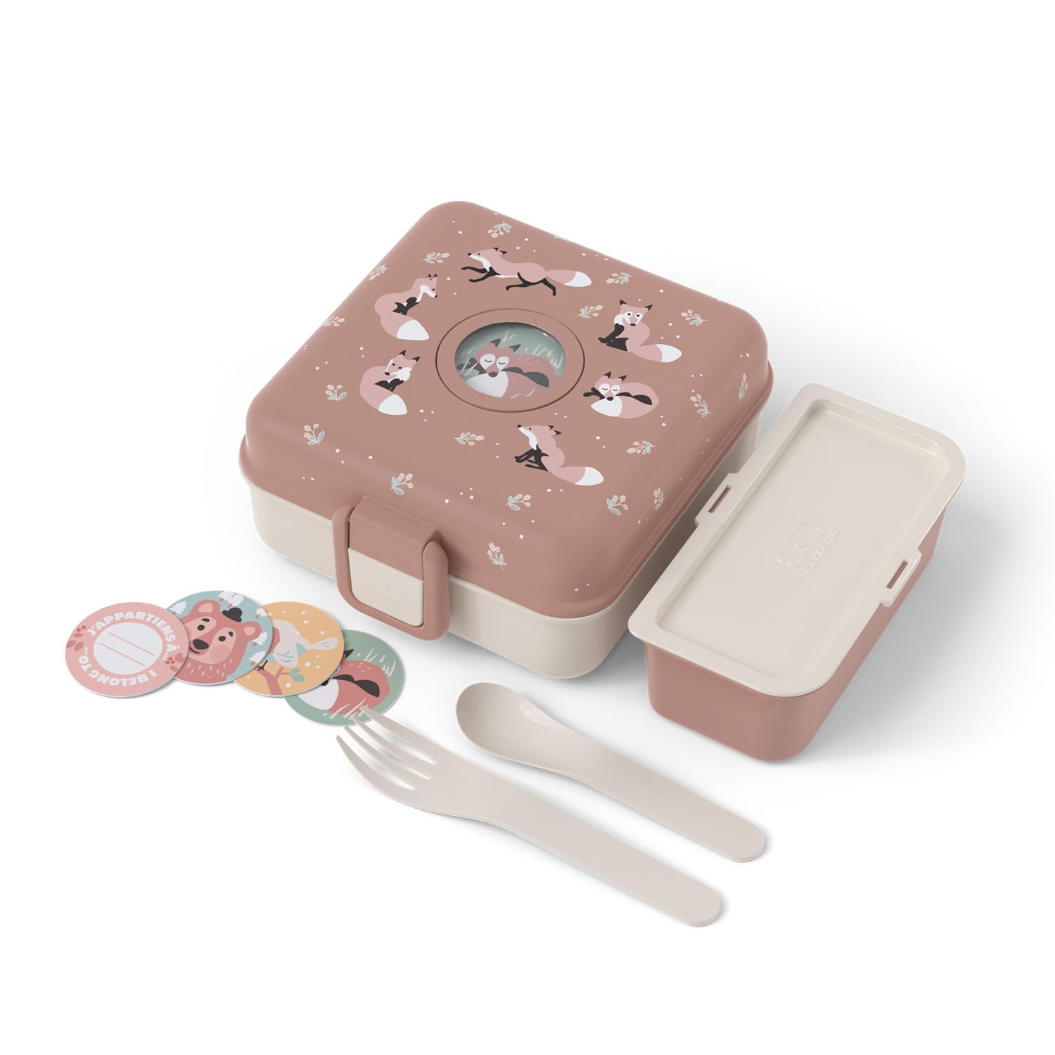 monbento-snacky-kinder-brotdose-snackbox-850-ml-zimt-fox image 1