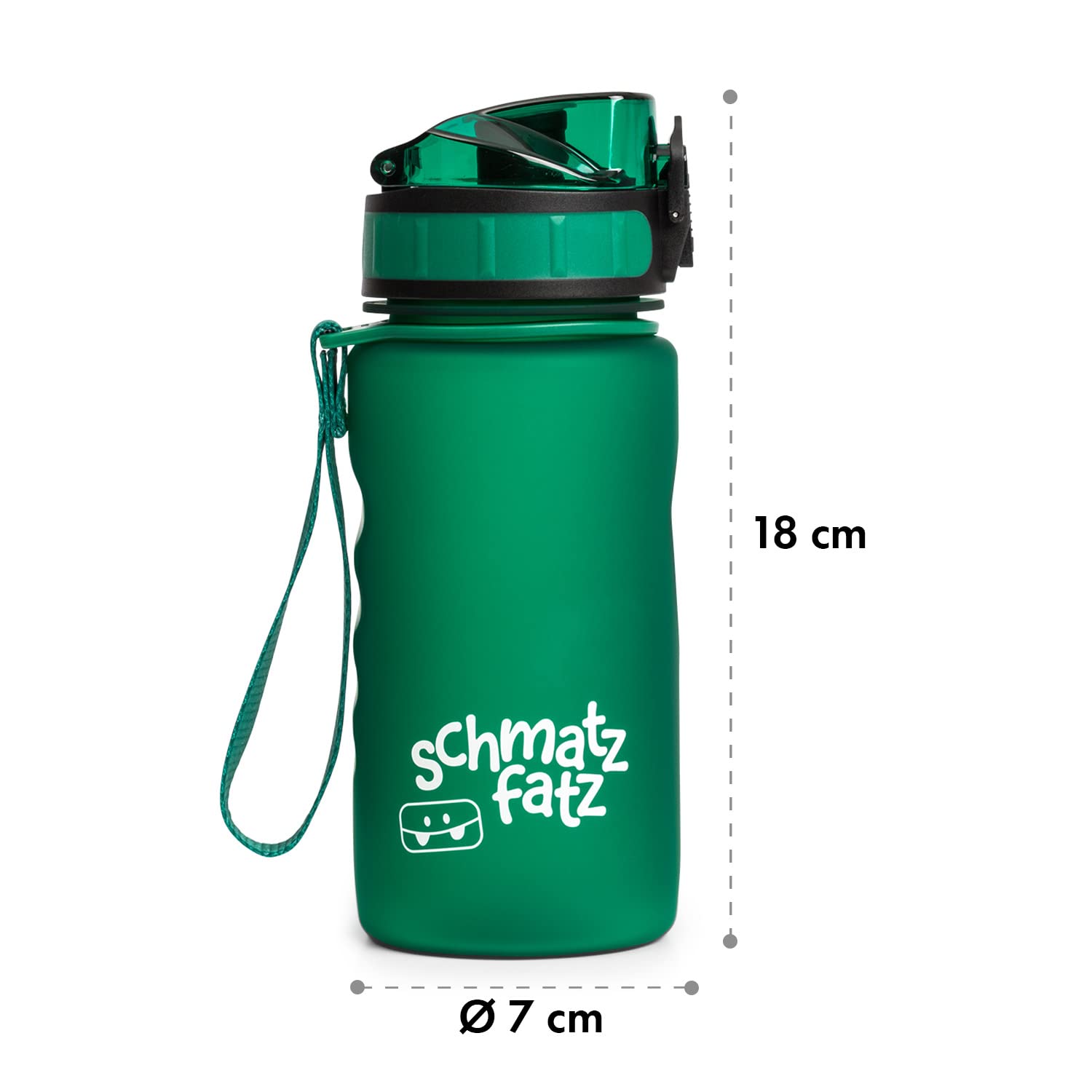 schmatzfatz-trinkflasche-350-ml-mit-fruchteinsatz-gr-n-bpa-frei image 7
