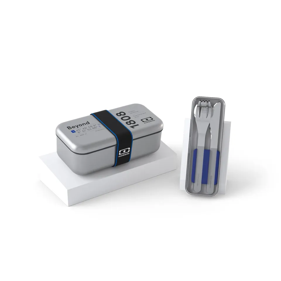 monbento-beyond-set-mb-sense-edelstahl-lunchbox-mb-slim-box-besteck-blau image 1
