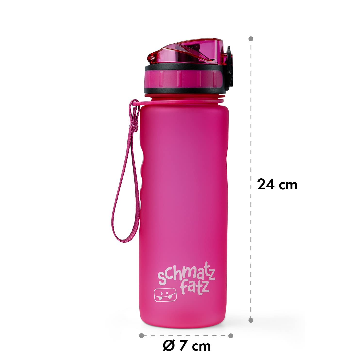 schmatzfatz-kinder-trinkflasche-500-ml-mit-fruchteinsatz-transparent image 8