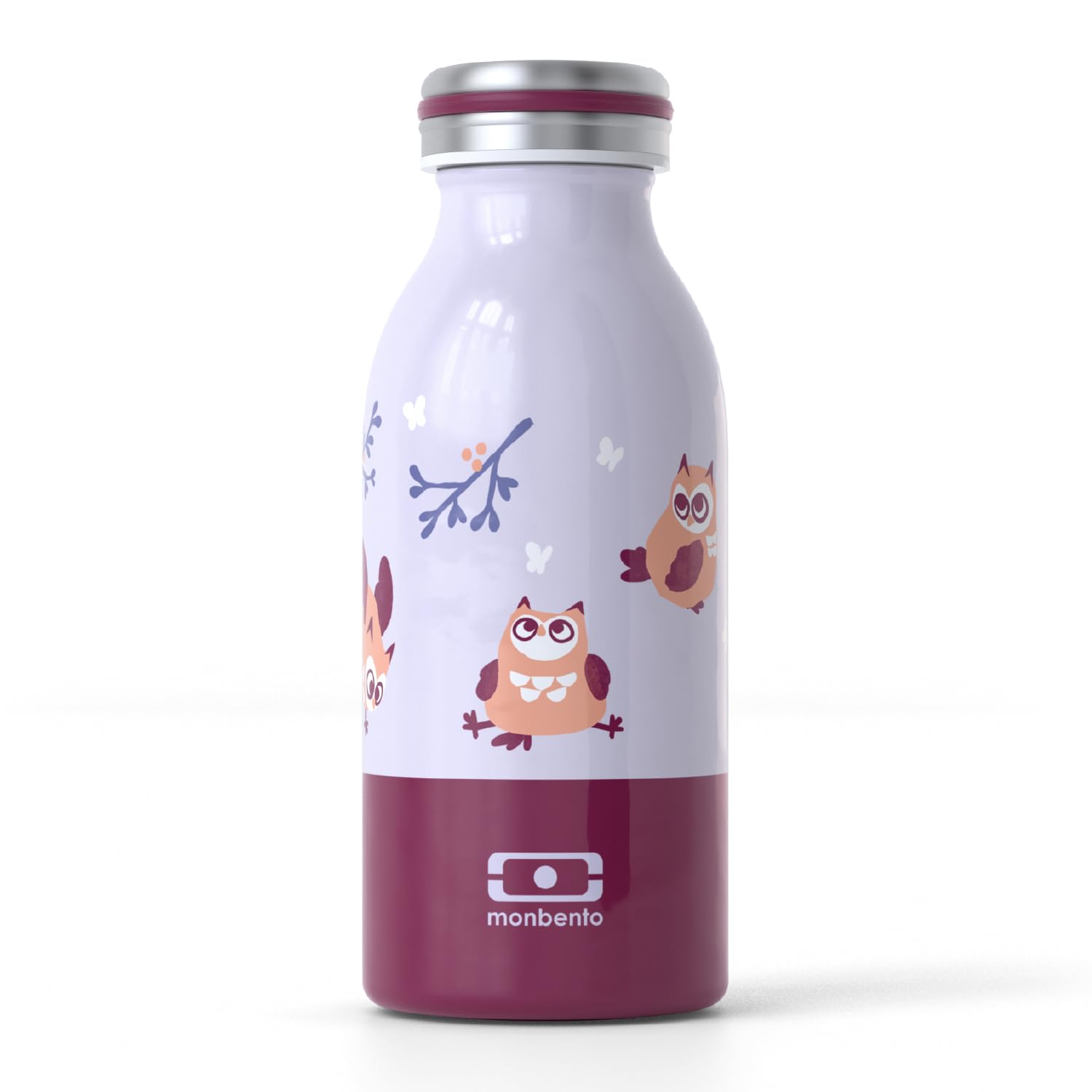 monbento-mb-cooly-birds-kinder-isolierflasche-350-ml-rosa-edelstahl image 7