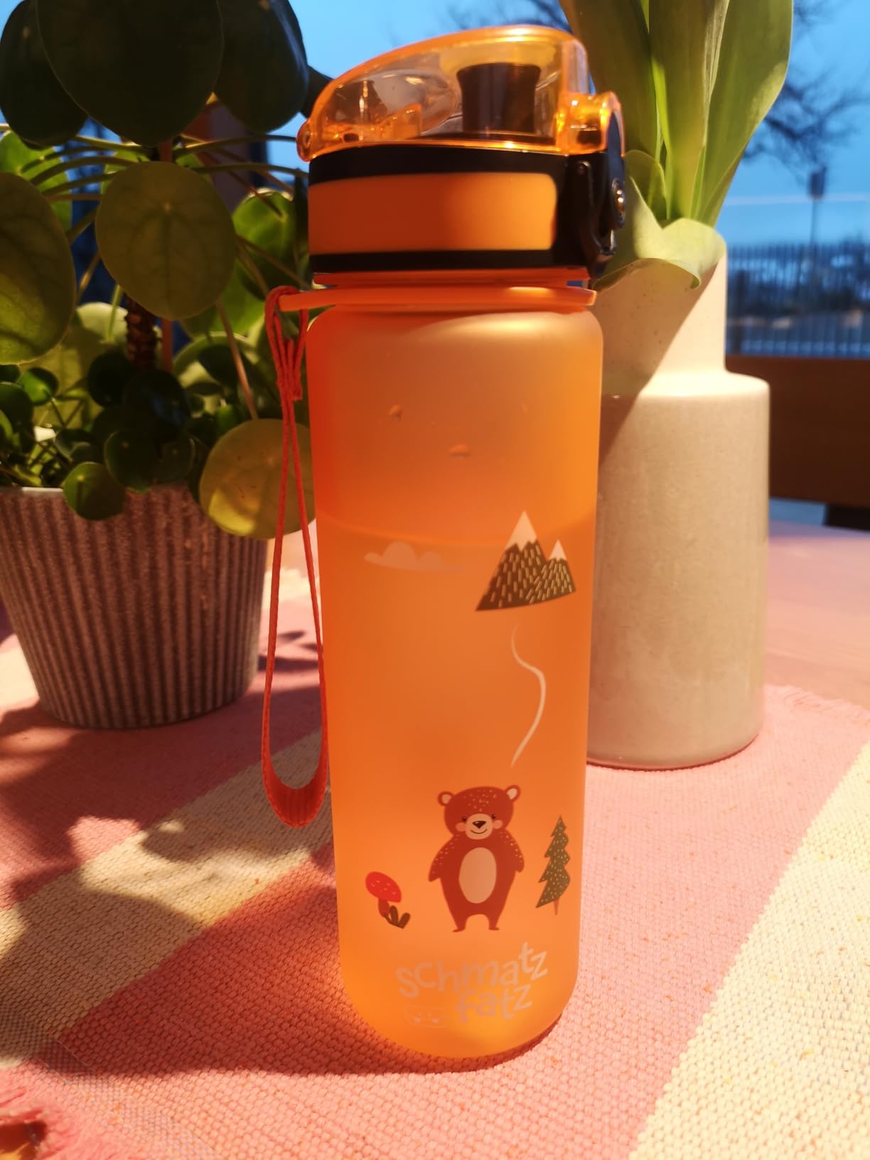 Endlich trinkt er Wasser