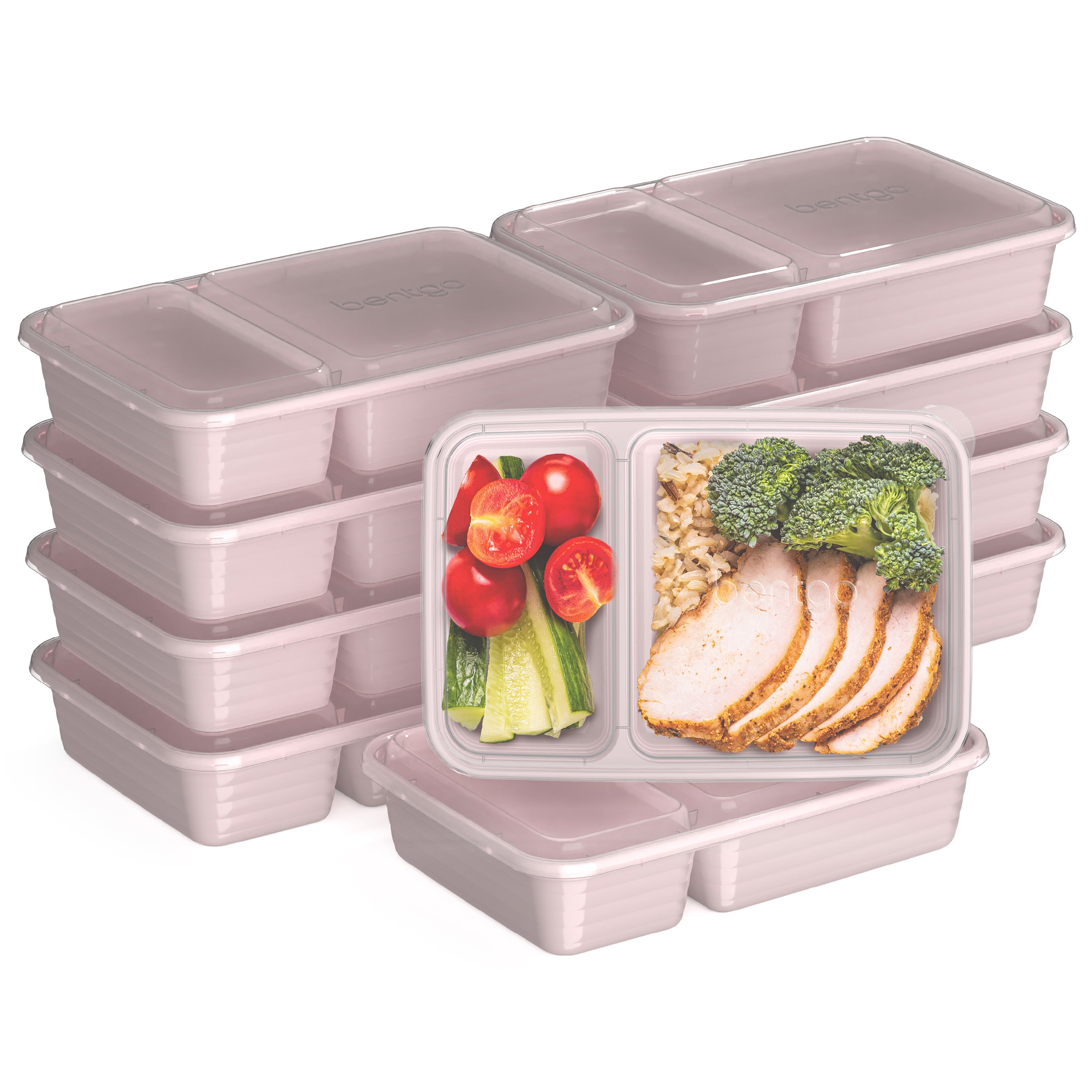 bentgo-prep-2-compartment-meal-prep-container-20-teilig-10x-3-cup-dosen image 1