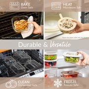 bentgo-signature-glas-food-storage-set-10-teilig-vorratsdosen-aus-borosilikatgla image 3