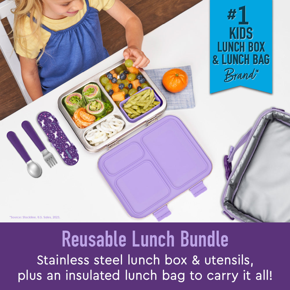bentgo-kids-stainless-steel-lunch-set-3-teilig-edelstahlbox-tasche-besteck image 3