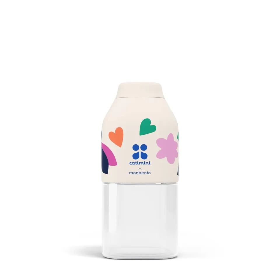 monbento-mb-positive-s-catimini-cream-paper-cut-trinkflasche-330-ml-creme-rosa image 1