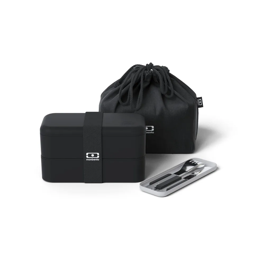 monbento-onyx-lunchbox-set-mb-original-1-l-slim-box-pochette-m-gr-n image 1