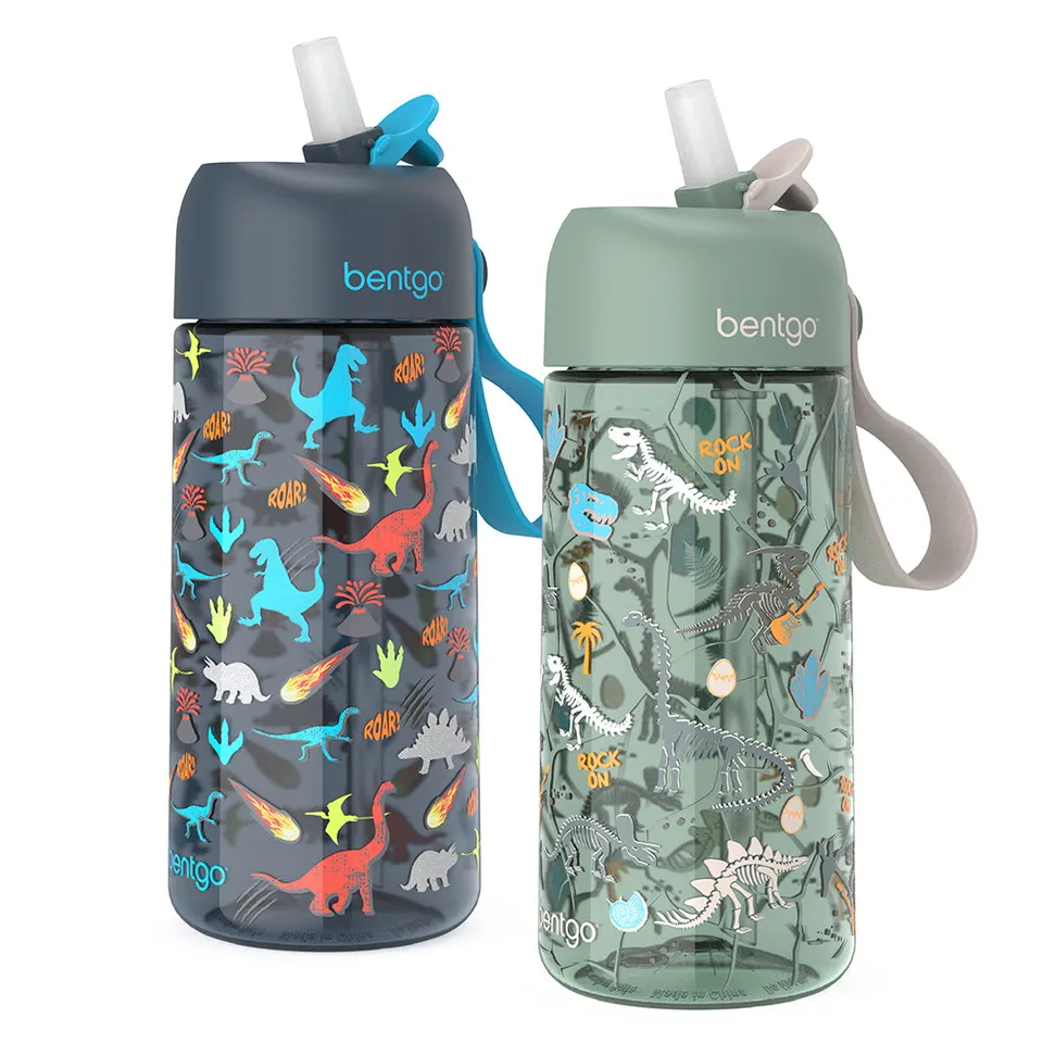 bentgo-kids-prints-wasserflasche-2er-pack-15-oz-ca-443-ml image 1