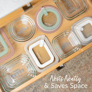 bentgo-signature-glass-food-storage-set-8-teilig-glasdosen-mit-glasdeckel image 4