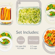 bentgo-signature-glas-food-storage-set-10-teilig-vorratsdosen-aus-borosilikatgla image 5