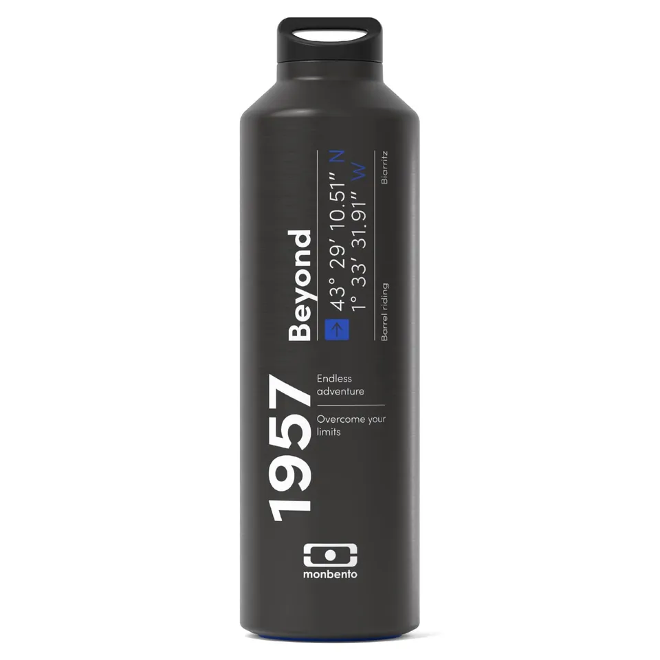 monbento-mb-steel-beyond-thermosflasche-edelstahl-500-ml-mit-tee-einsatz-schwarz image 1
