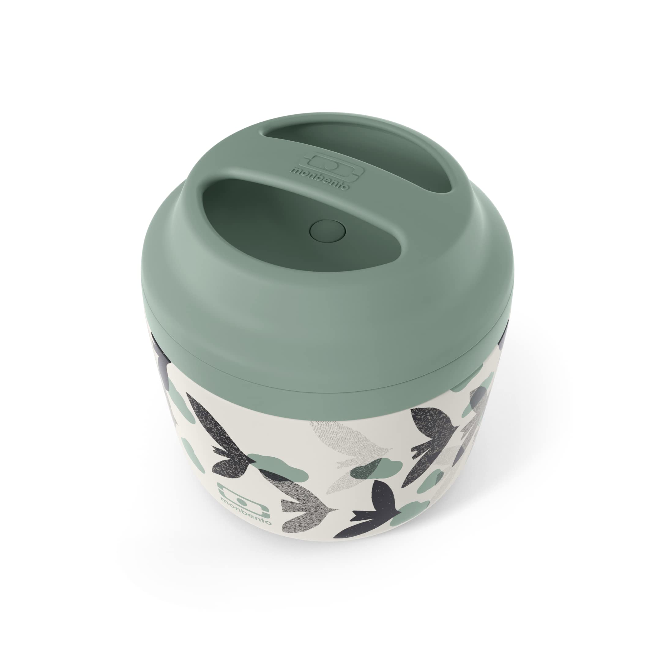 monbento-birds-lunchbox-set-mb-element-isotherm-550-ml-mb-slim-nest-edelstahl-be image 2