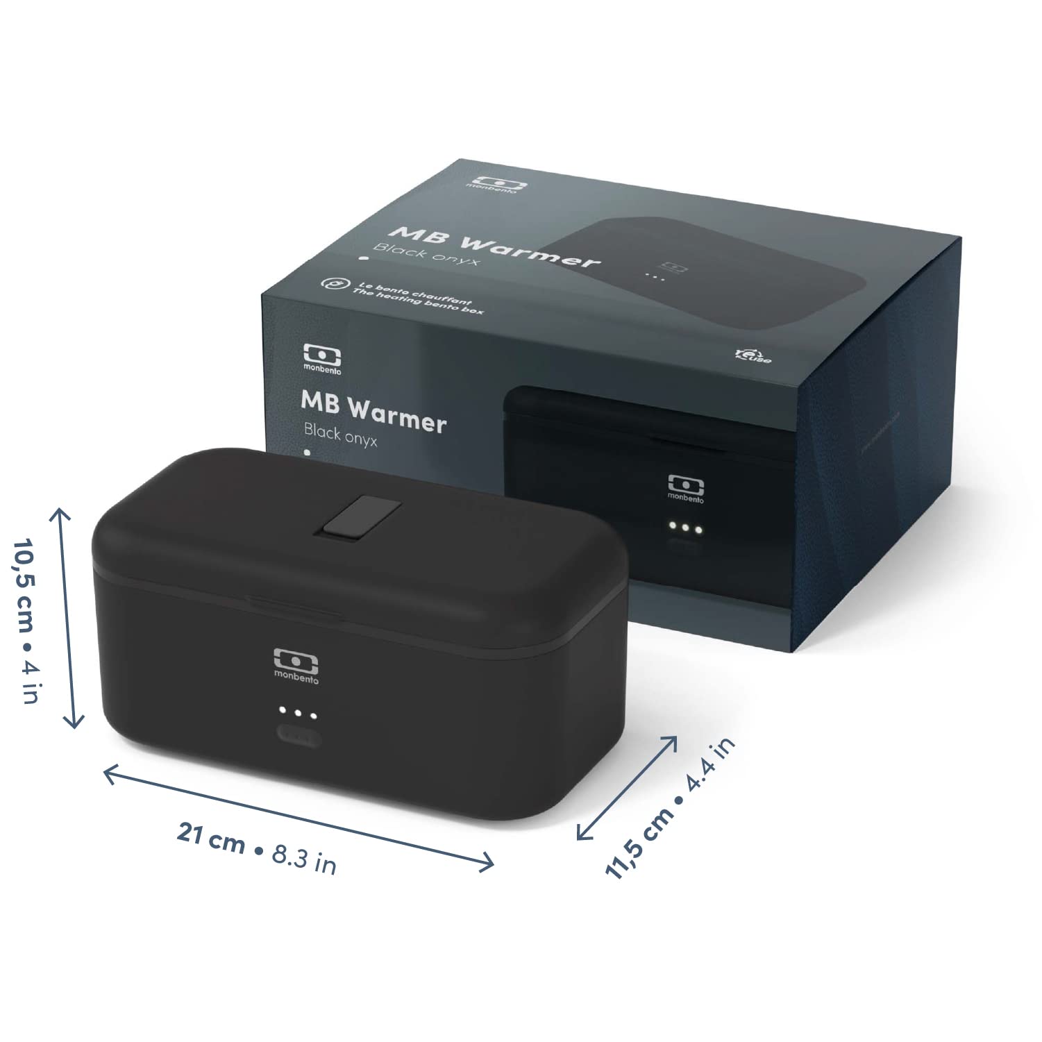monbento-mb-warmer-onyx-beheizbare-elektrische-lunchbox-700-ml-schwarz image 2