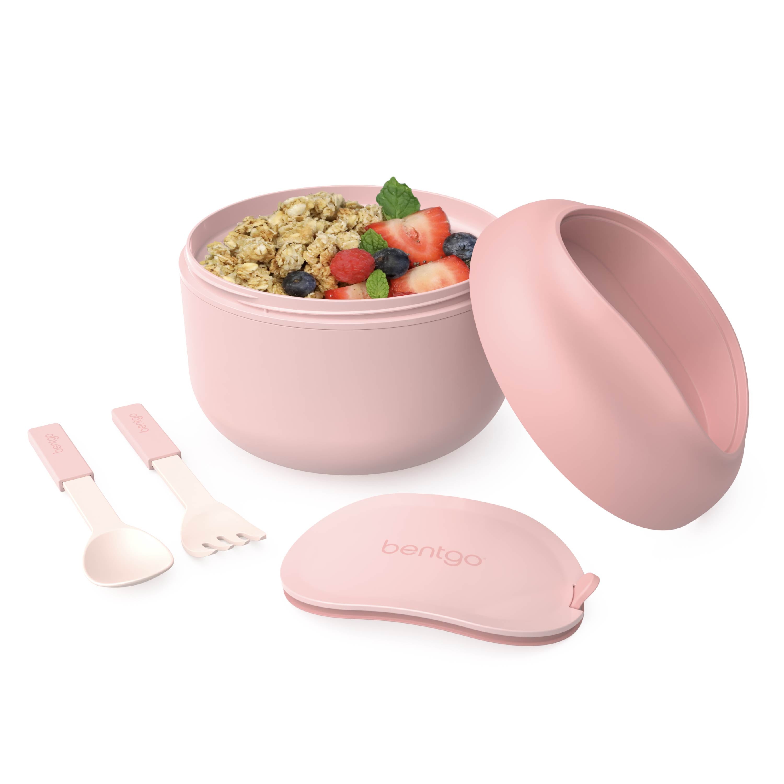 bentgo-bowl-isolierte-edelstahl-sch-ssel-21-2-oz-627-ml-mit-topping-fach image 1