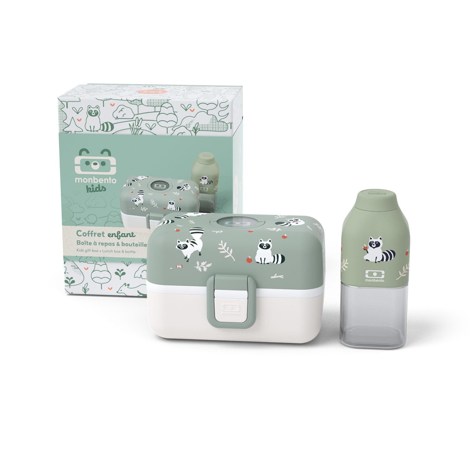 monbento-geschenkbox-kinder-raccoon-mb-tresor-brotdose-mb-positive-s-330-ml image 1