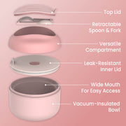 bentgo-bowl-isolierte-edelstahl-sch-ssel-21-2-oz-627-ml-mit-topping-fach image 2