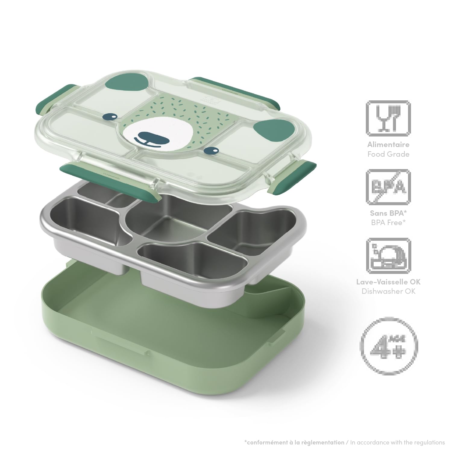 monbento-mb-wonder-gr-n-bear-kinder-lunchbox-mit-f-chern-950-ml image 3