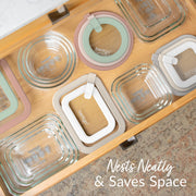 bentgo-signature-glas-food-storage-set-10-teilig-vorratsdosen-aus-borosilikatgla image 4