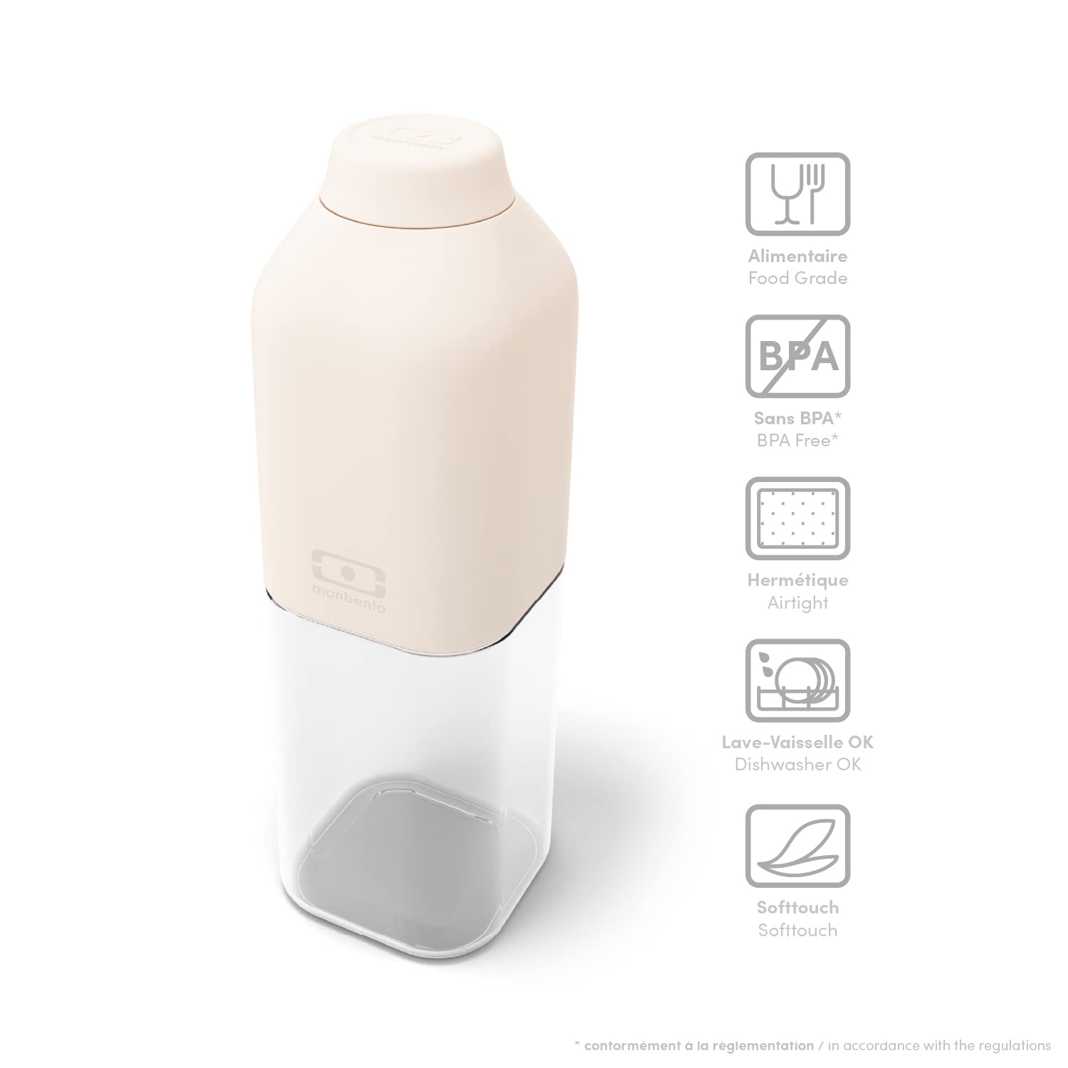 monbento-mb-positive-m-natural-cream-wasserflasche-500-ml image 2