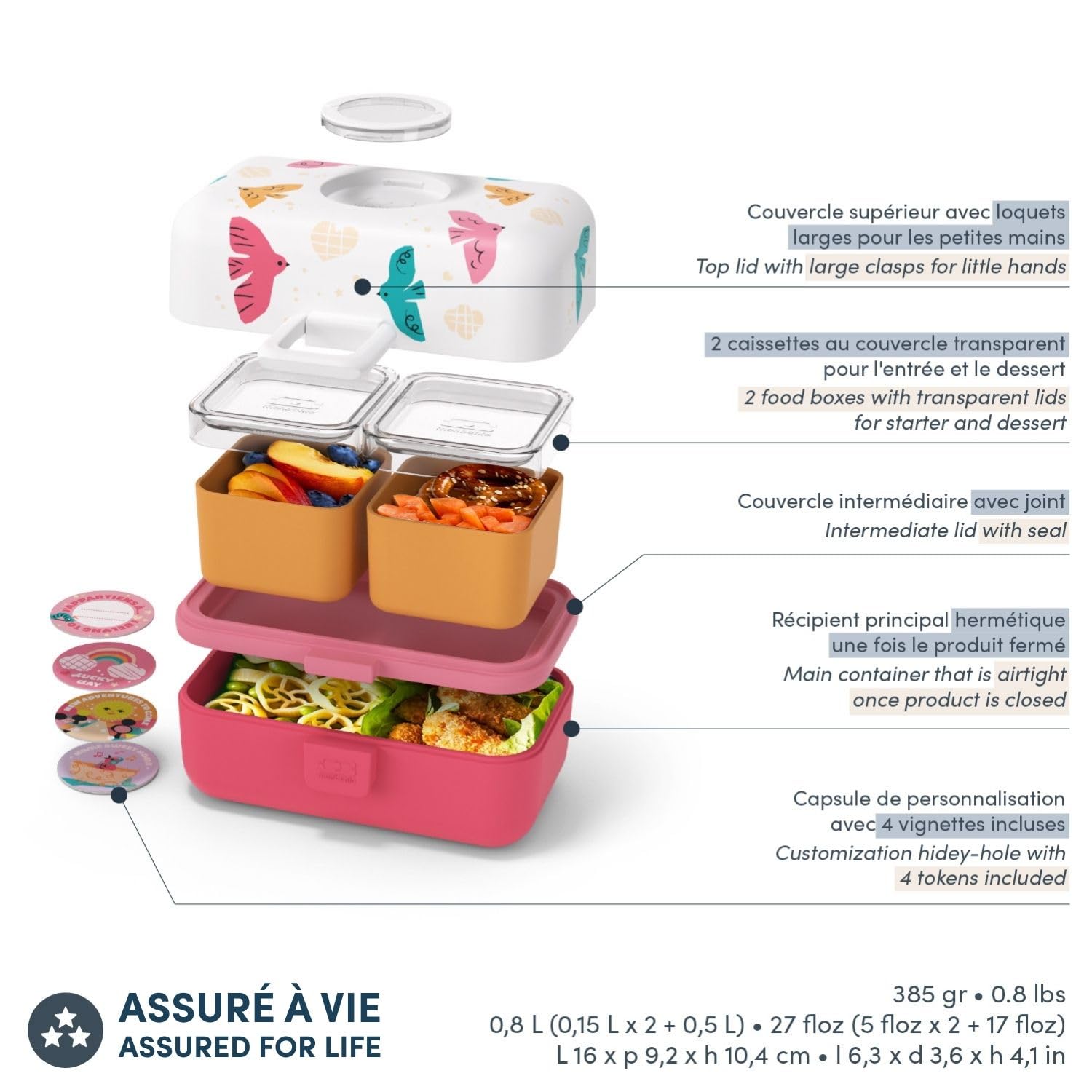 monbento-mb-tresor-brotdose-kinder-0-8l-3-f-cher-birds image 5