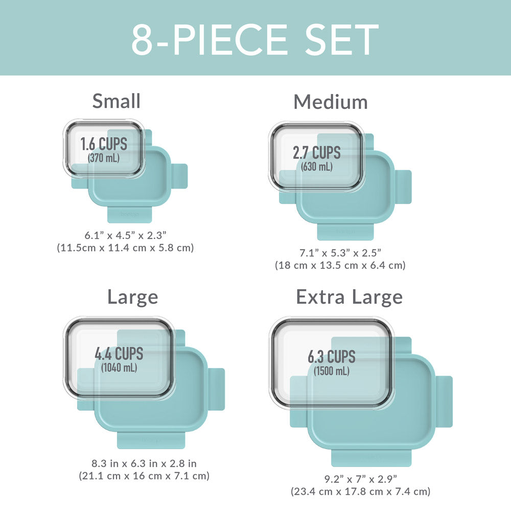 bentgo-glass-leak-proof-food-storage-set-8-teilig-borosilikatglas-vorratsdosen image 7