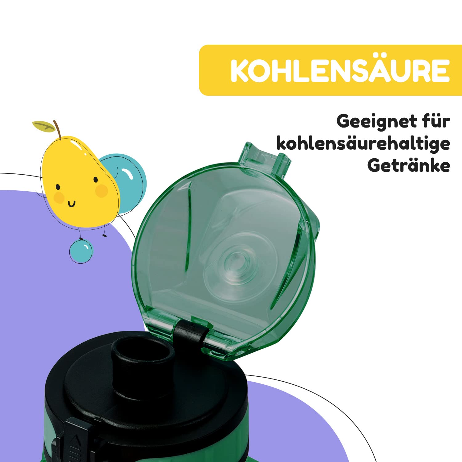 schmatzfatz-trinkflasche-350-ml-mit-fruchteinsatz-gr-n-bpa-frei image 4